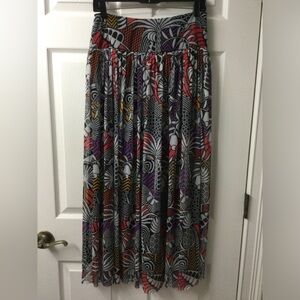 Farm by Rio for Anthropologie print maxi skirt
